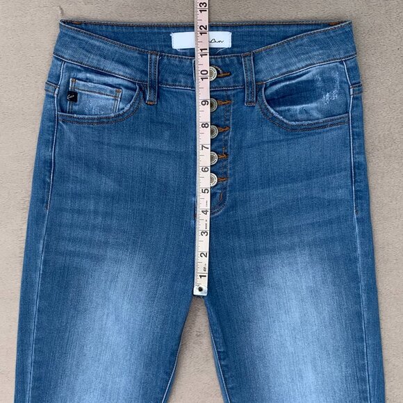 KanCan High Rise Skinny Button Fly Jeans Sz26 - Picture 12 of 13